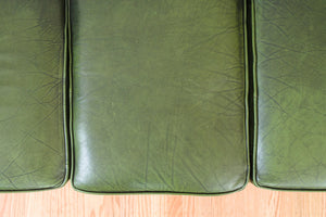 Green Leather Chesterfield