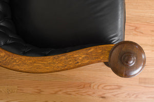 Oak & Leather Chesterfield