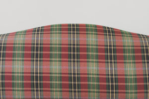 Plaid Camelback Sofa
