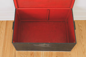 Hand Painted Wood Trunk