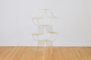 MCM Gold Plant Stand