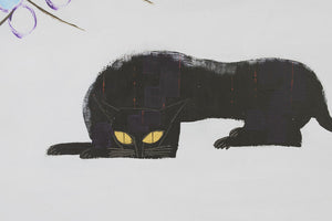 Abstract Cat Painting