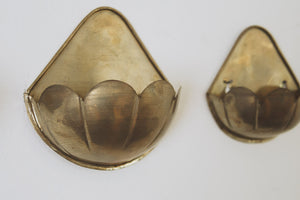 Brass Wall Planters
