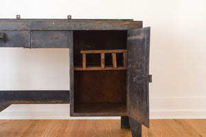 Industrial Iron Shop Desk