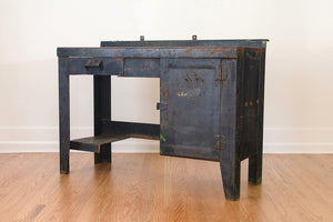 Industrial Iron Shop Desk