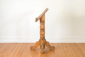 Antique Raw Oak Easel