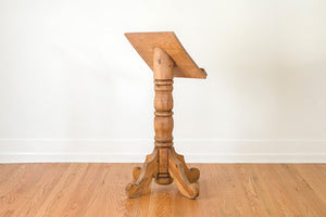 Antique Raw Oak Easel
