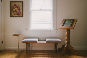 Antique Raw Oak Easel