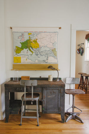 Industrial Iron Shop Desk