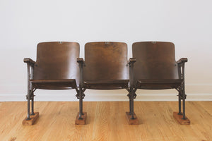 Antique Theater Chairs