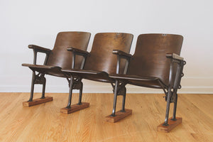 Antique Theater Chairs