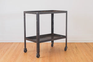 Steel Industrial Bar Cart