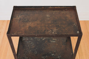 Steel Industrial Bar Cart