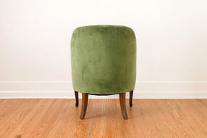 Pair of Green Slipper Chairs