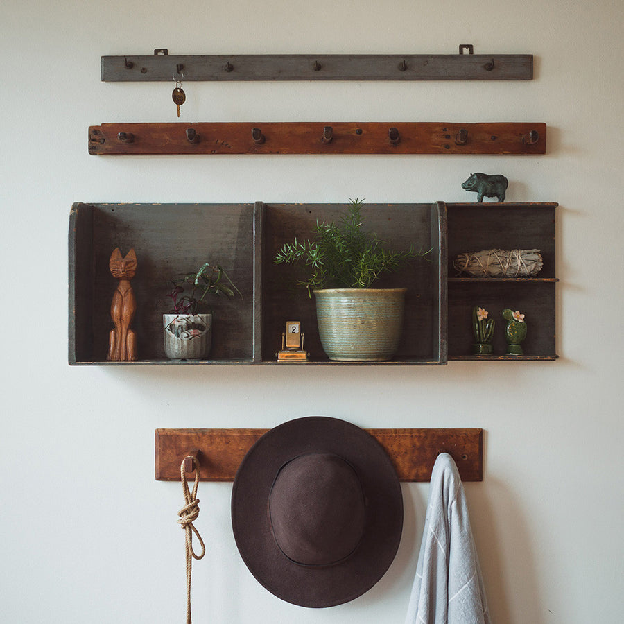 Wood Hat Rack