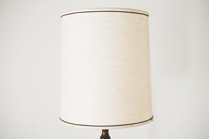 Carved Wood Lamp