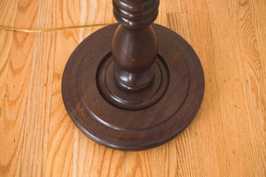 Carved Wood Lamp