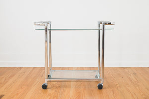 Chrome Bar Cart