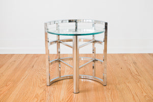 Chrome Geometric Table