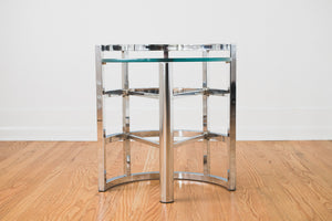 Chrome Geometric Table