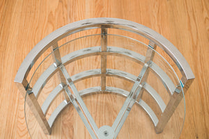 Chrome Geometric Table