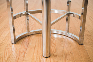 Chrome Geometric Table