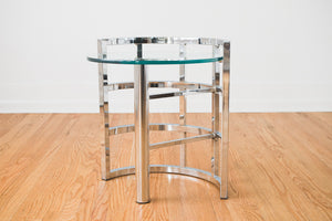 Chrome Geometric Table