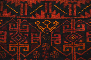 Hand-Knotted Wool Rug 5x7