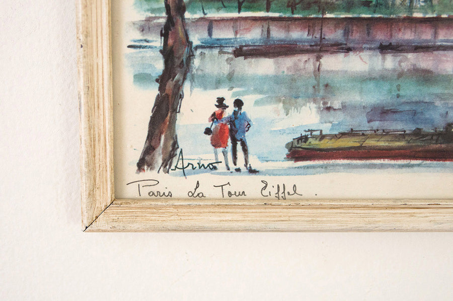 1960s Eiffel Tower Print