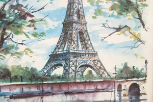 1960s Eiffel Tower Print