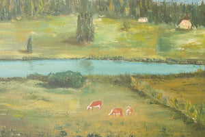 Mt Rainier Folk Art Painting
