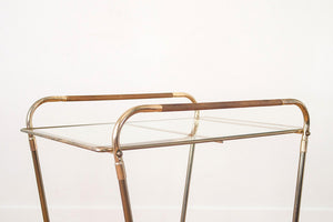 MCM Brass Bar Cart