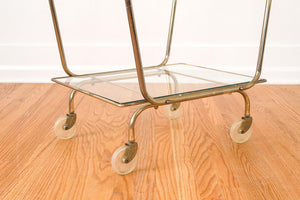 MCM Brass Bar Cart