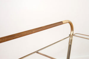 MCM Brass Bar Cart
