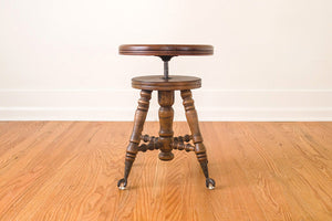 Clawfoot Piano Stool