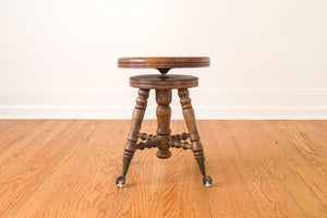 Clawfoot Piano Stool