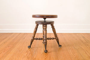 Clawfoot Piano Stool