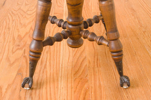 Clawfoot Piano Stool