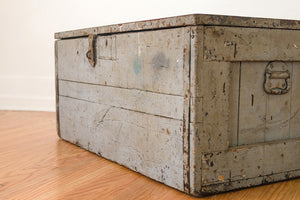 Painted Industrial Farmhouse Trunk