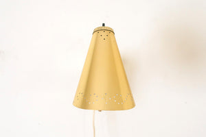 MCM Brass Wall Sconce
