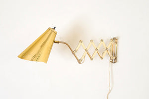MCM Brass Wall Sconce
