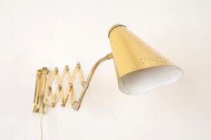 MCM Brass Wall Sconce