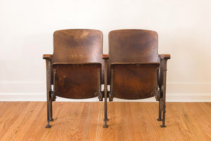 Antique Theater Chairs