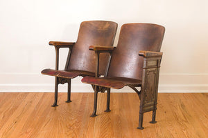 Antique Theater Chairs
