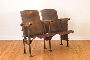 Antique Theater Chairs