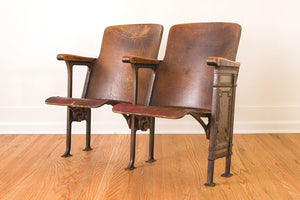 Antique Theater Chairs