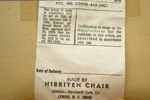 Bernhardt Leather Chesterfield