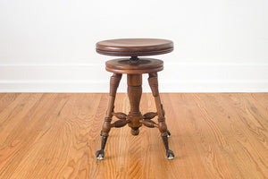 Clawfoot Piano Stool