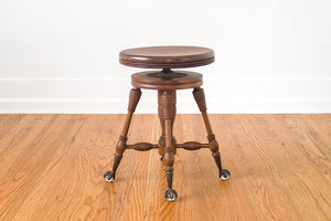 Clawfoot Piano Stool