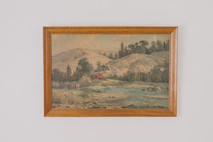 Vintage Pastoral Print